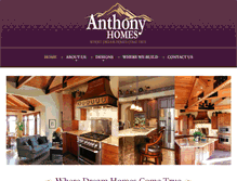 Tablet Screenshot of homesbyanthony.com